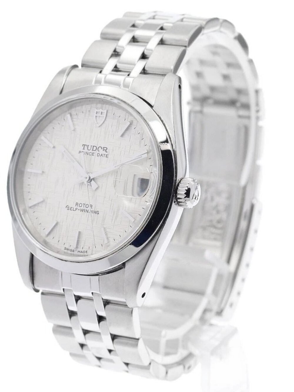 TUDOR Prince Date 74000N Silver Dial Automatic Boy's Watch_956977